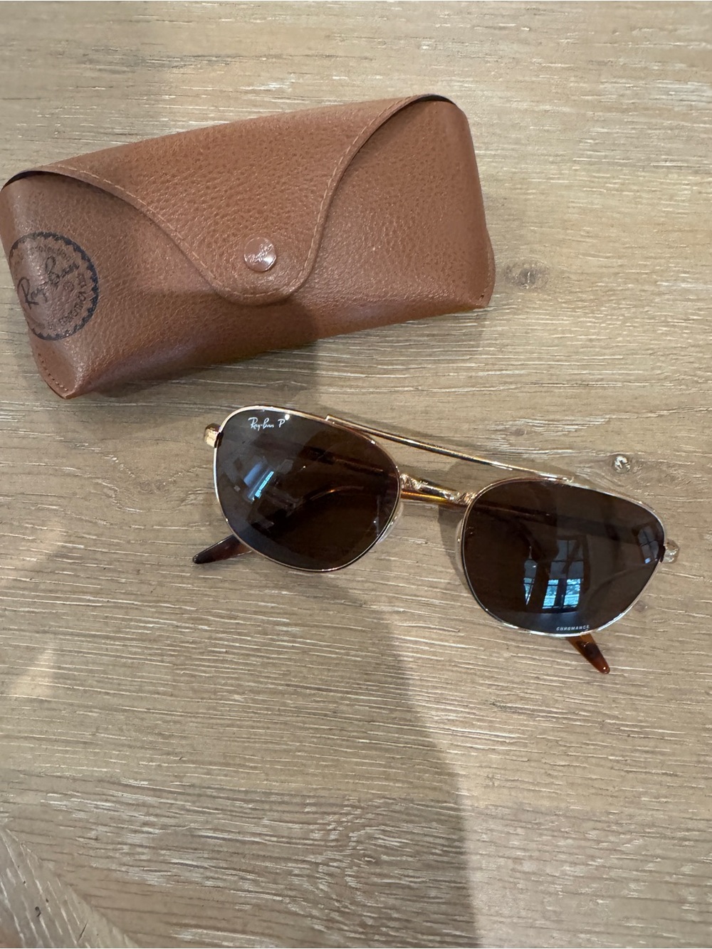 Ray-Ban Bain bridge sunglasses. Like new. Worn only a couple of time